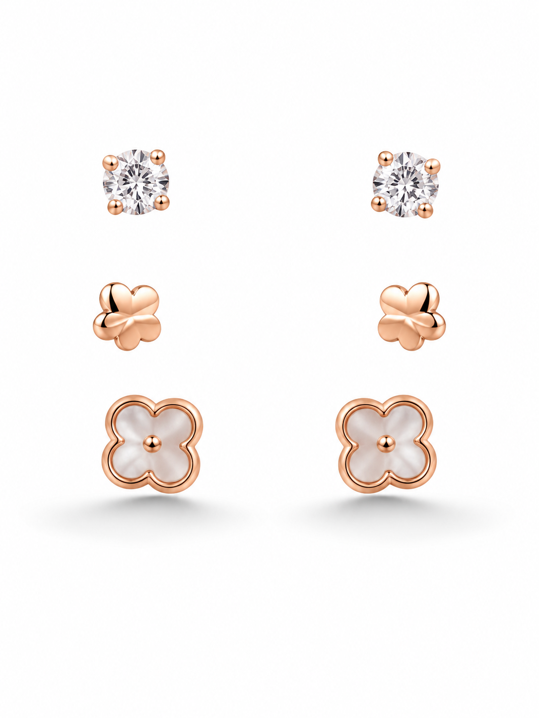 Bloom Stud Stack Earrings
