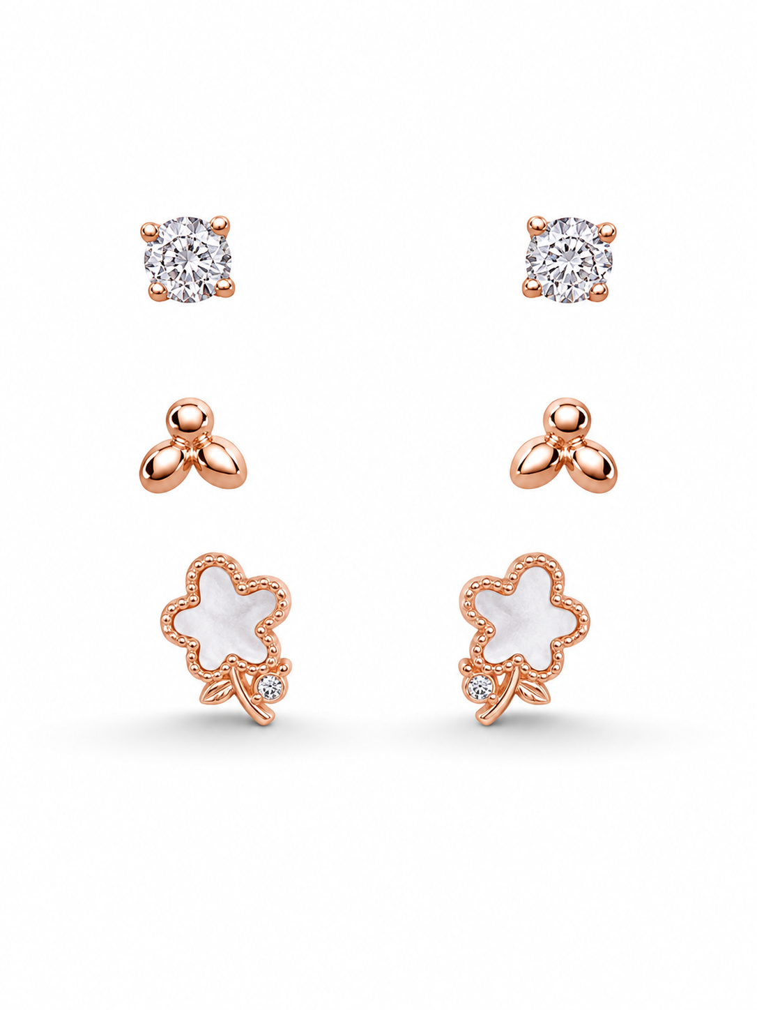 Atelier Stud Stack Earrings