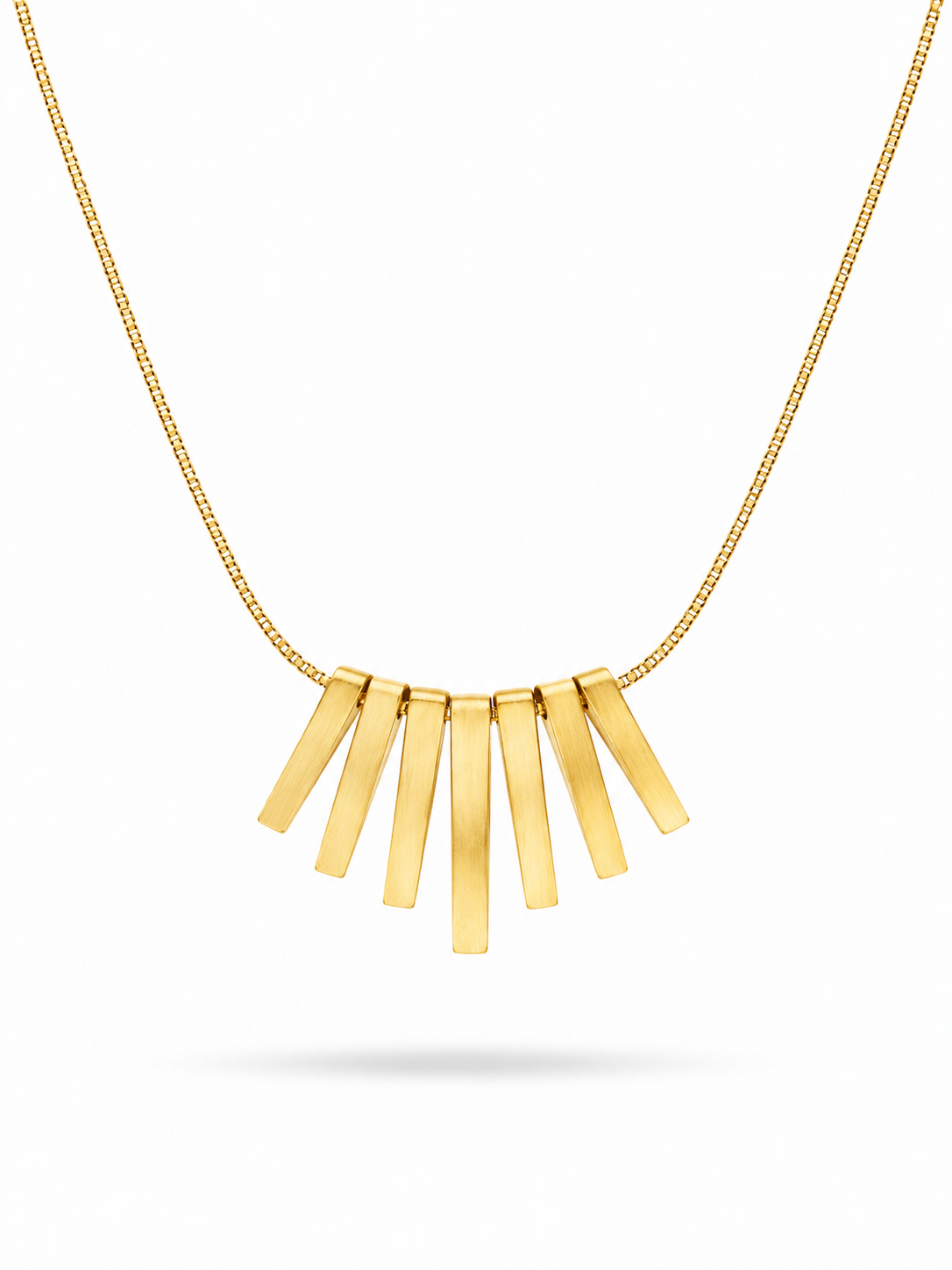 Soleil Gold Bar Pendant