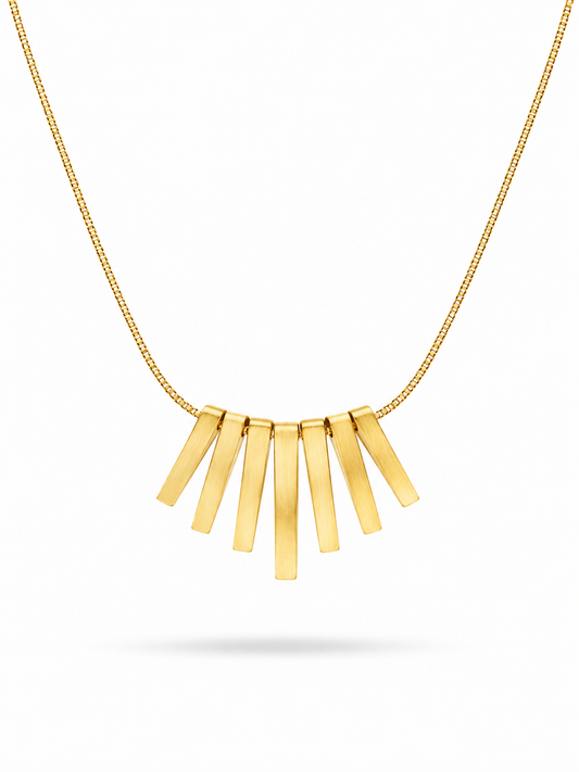 Soleil Gold Bar Pendant