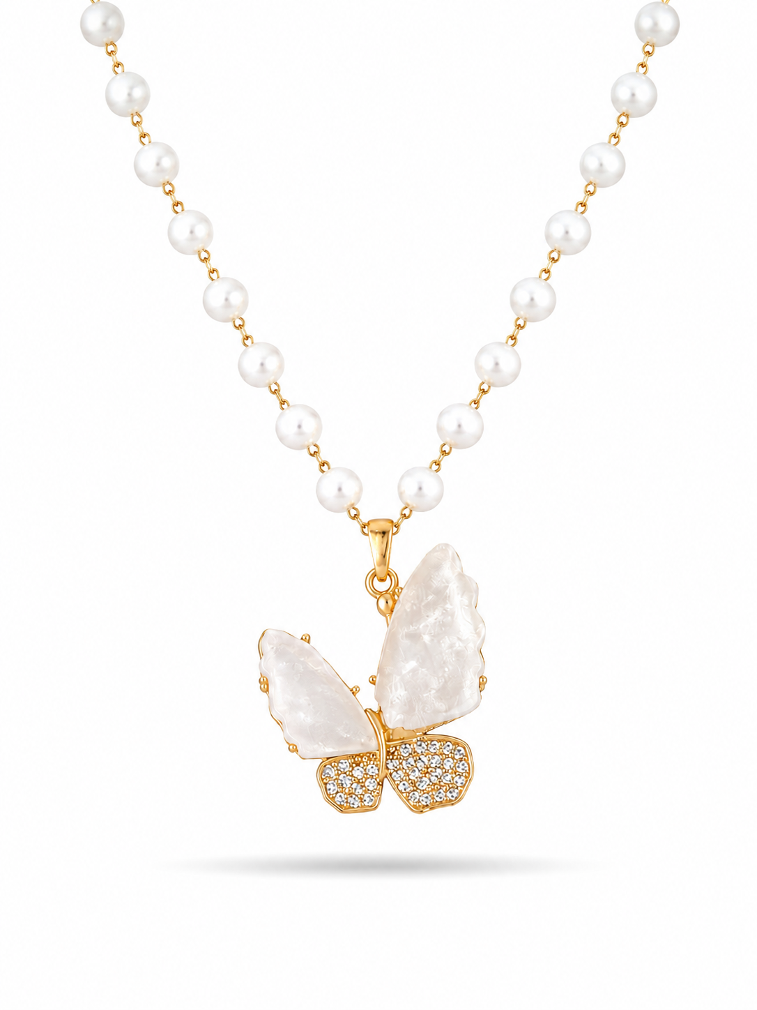 Lumière MOP Butterfly Pendant