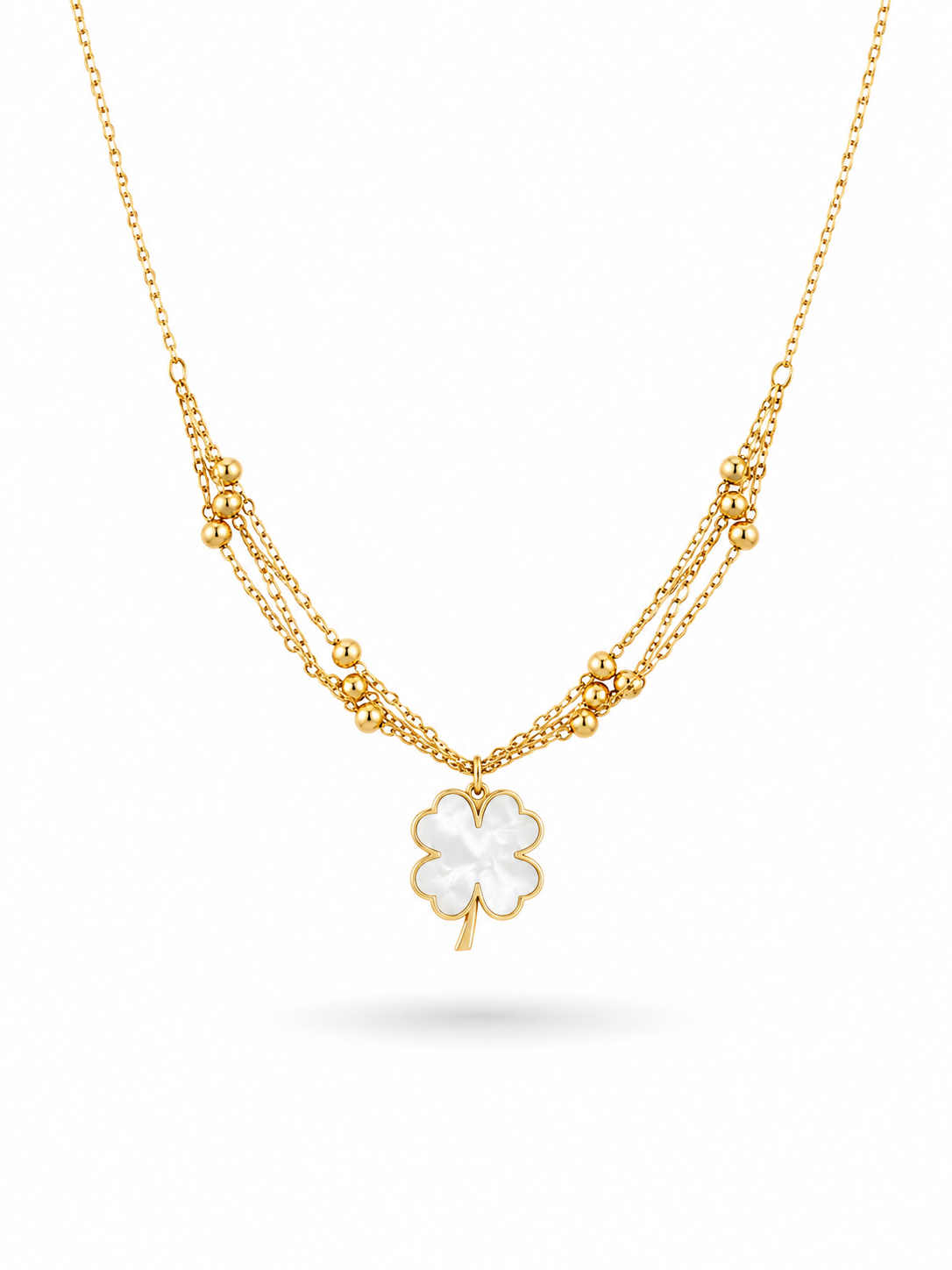 Trèfle MOP Clover Pendant