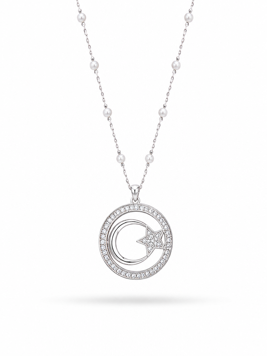 Luna Star Medallion Pendant