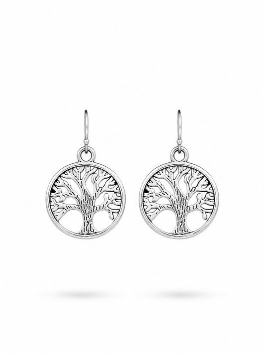 Tree of Life Drop Earrings
