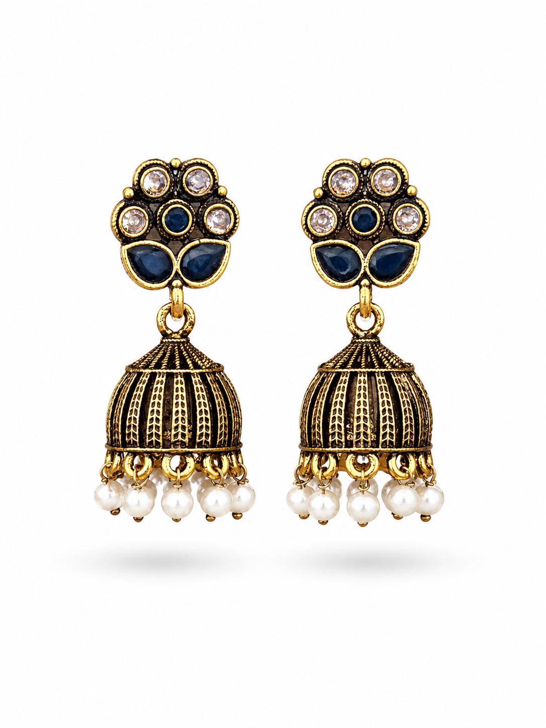 Nilambari Jhumka Earrings