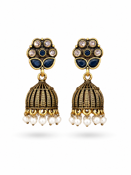 Nilambari Jhumka Earrings
