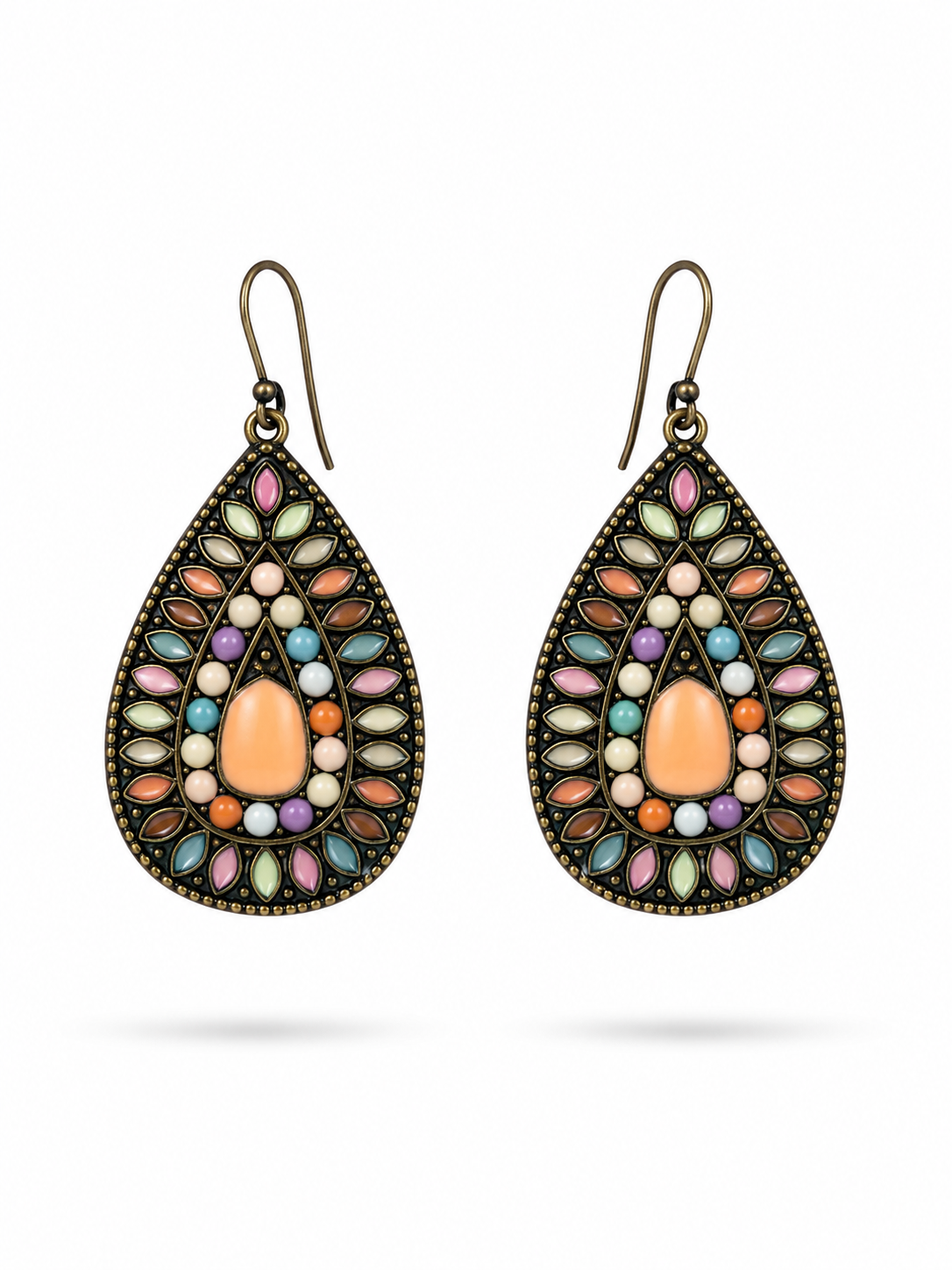 Mosaic Teardrop Earrings