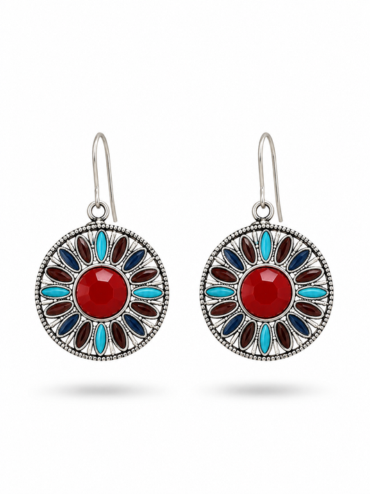 Sunburst Drop Earrings
