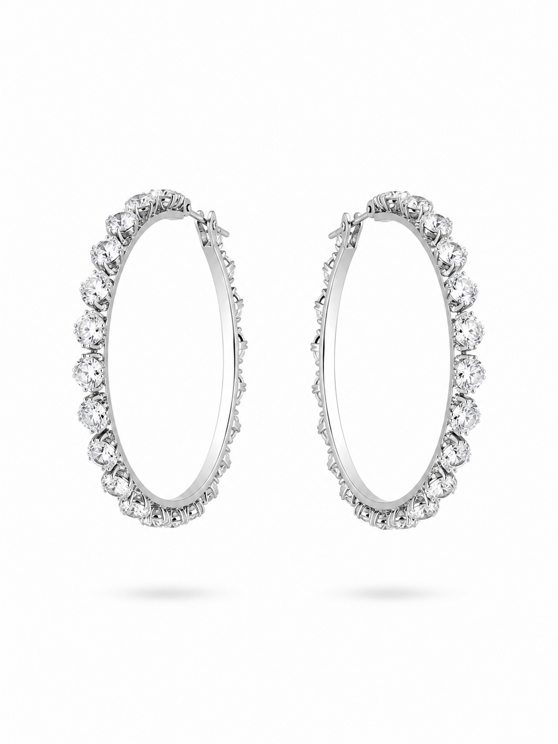 Tennis Hoop Earrings