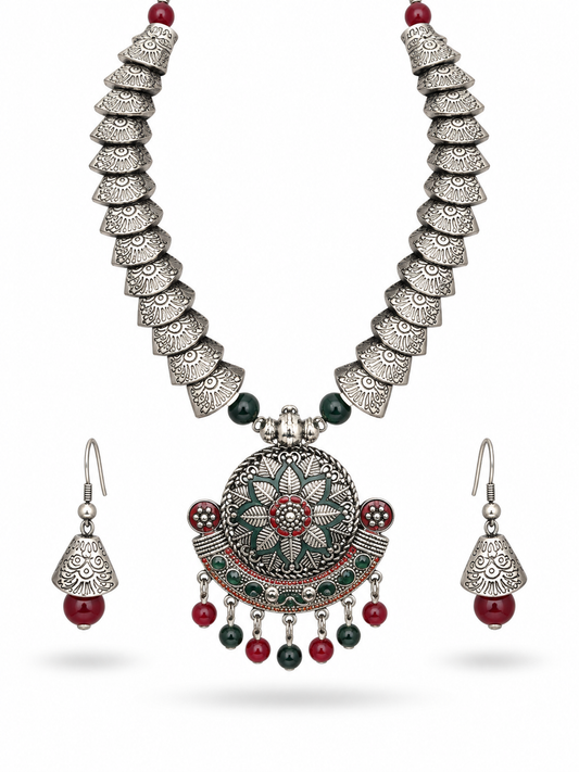 Floral Medallion Traditional Set