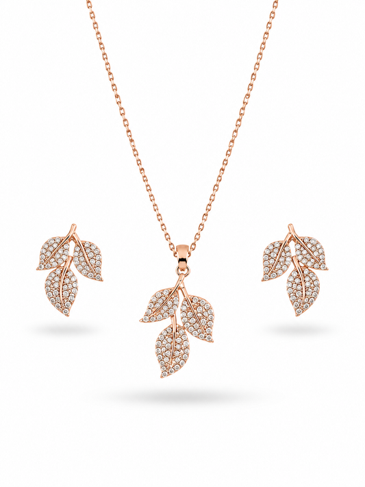Feuille Necklace Set