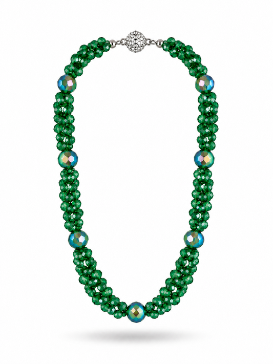 Green Emerald Statement Necklace