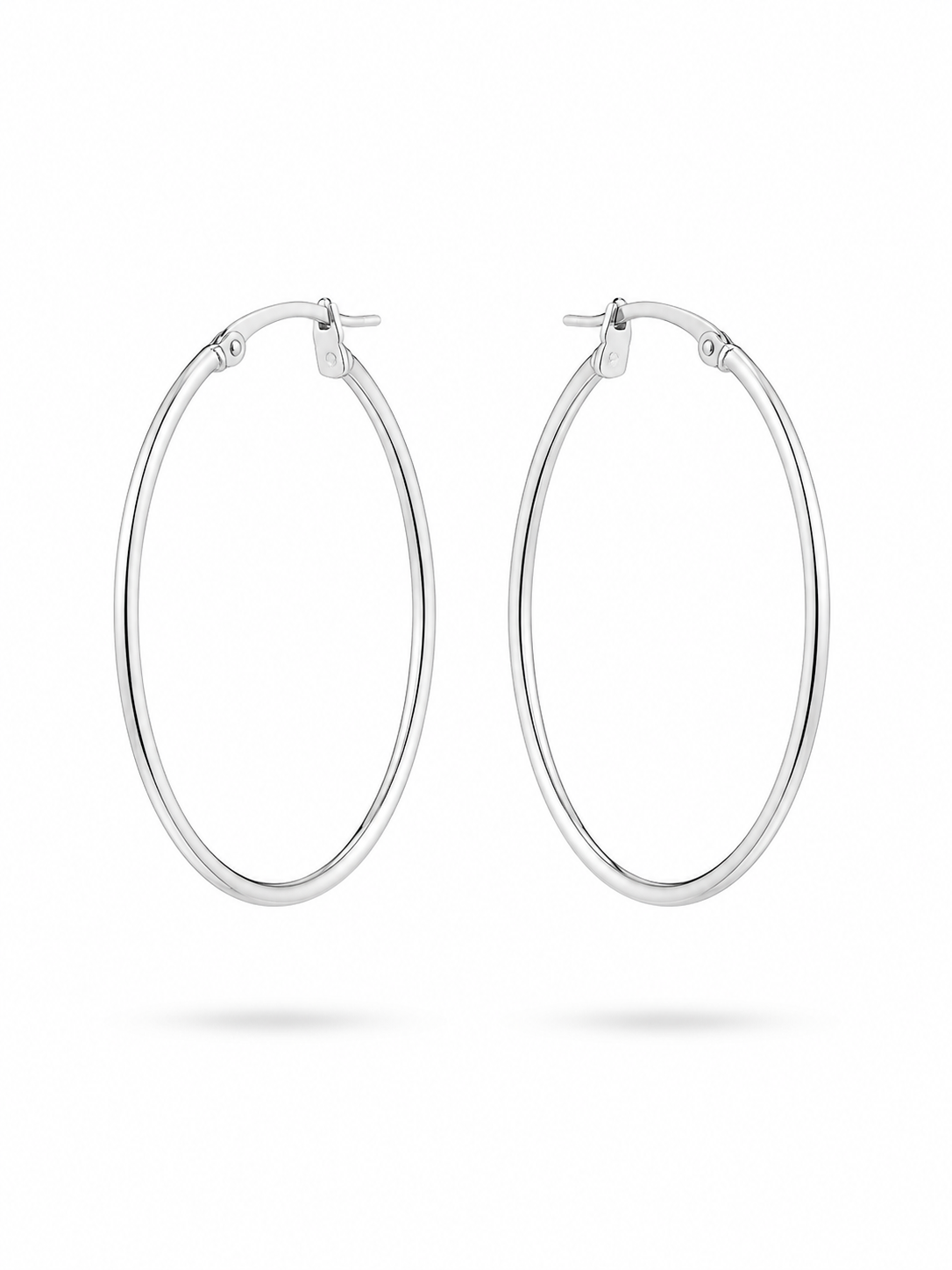 Circle Tube Hoop Earrings