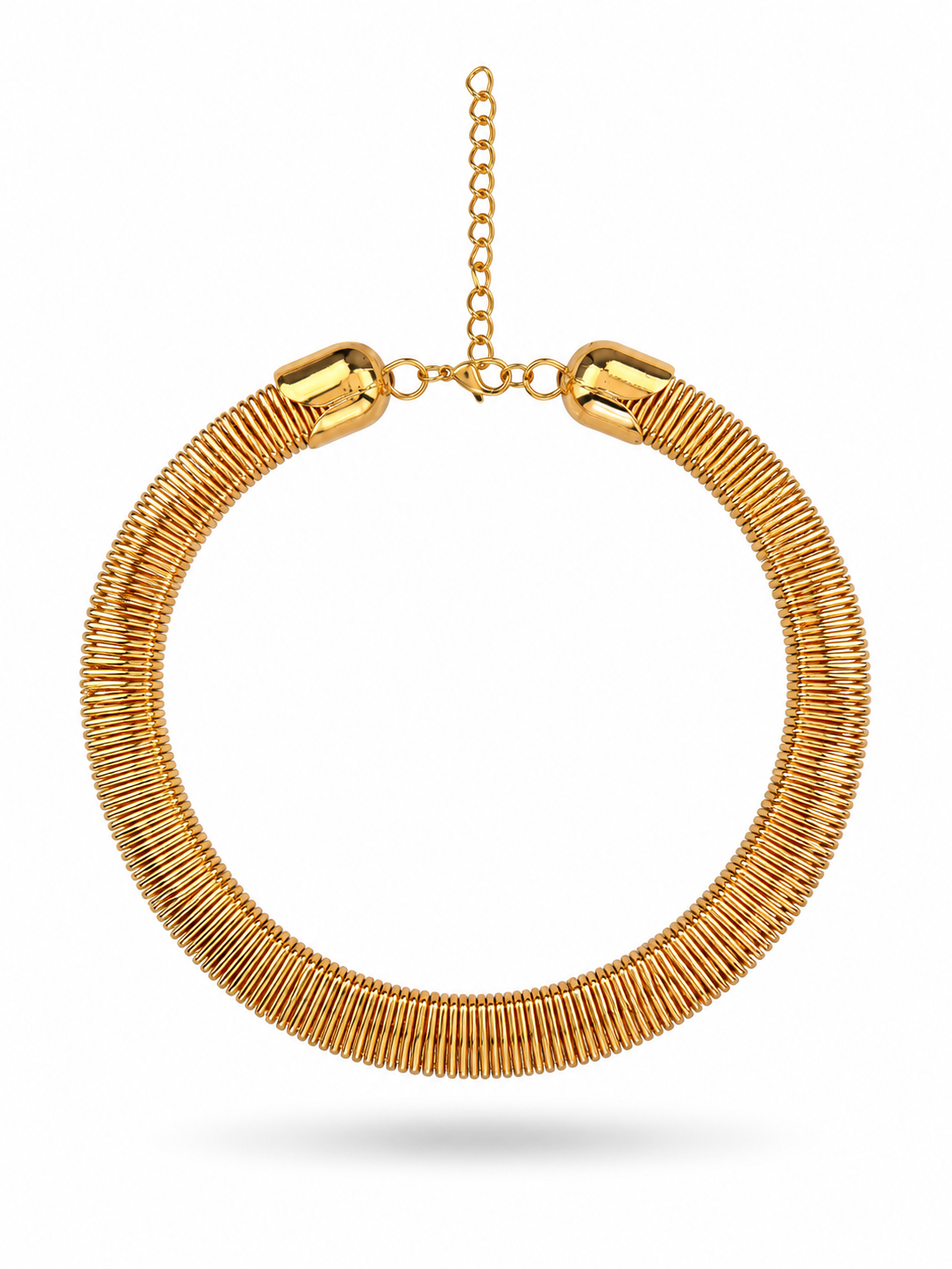 Ribbed Collar Necklace