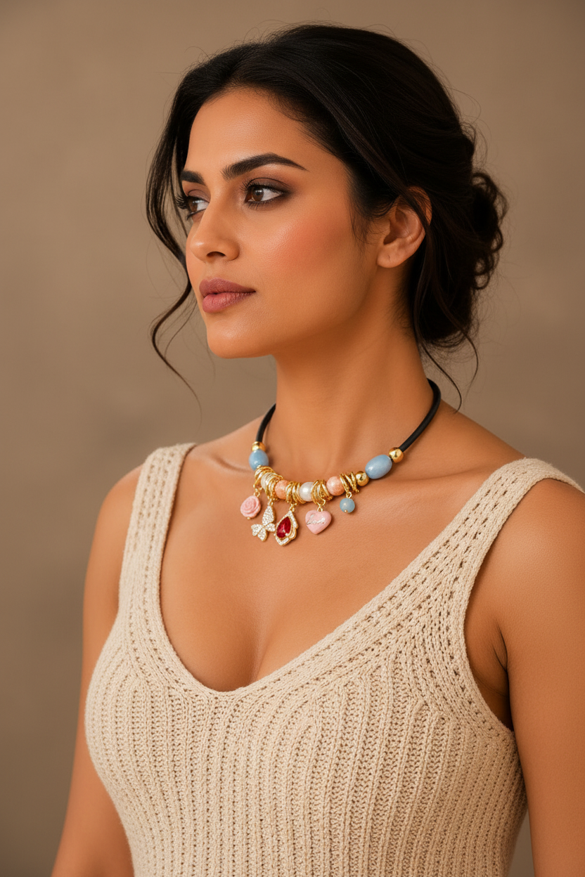 Charms Statement Necklace