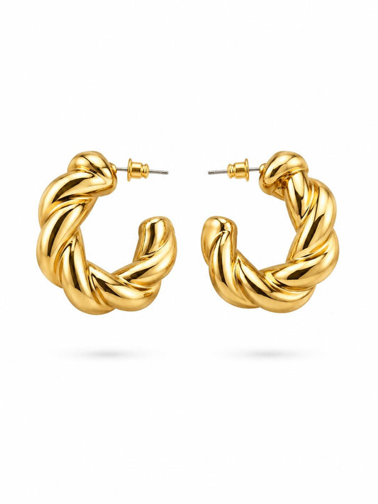 Twisted Rope Earrings