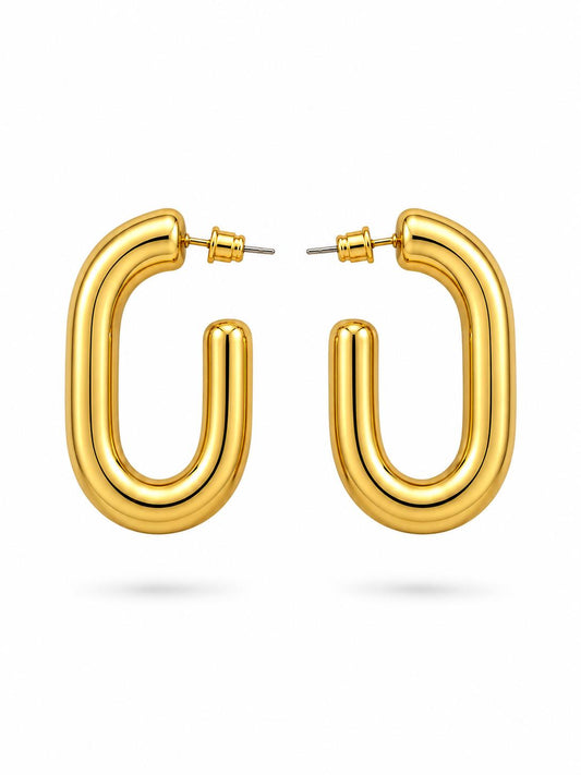 Chunky Oval Earrings