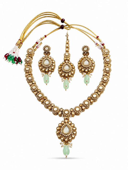 Kundan Polki Bridal Set