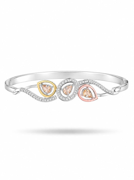 Teardrop Bangle Bracelet