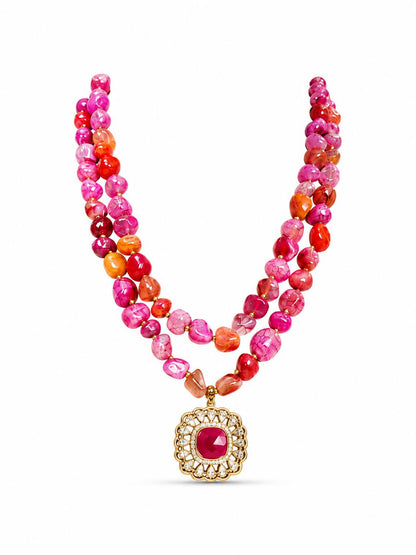 Rosette Statement Necklace
