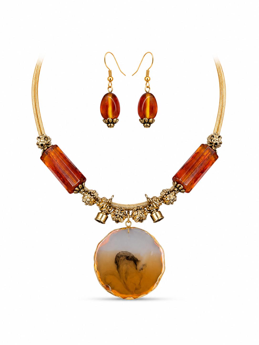 Amber Statement Set