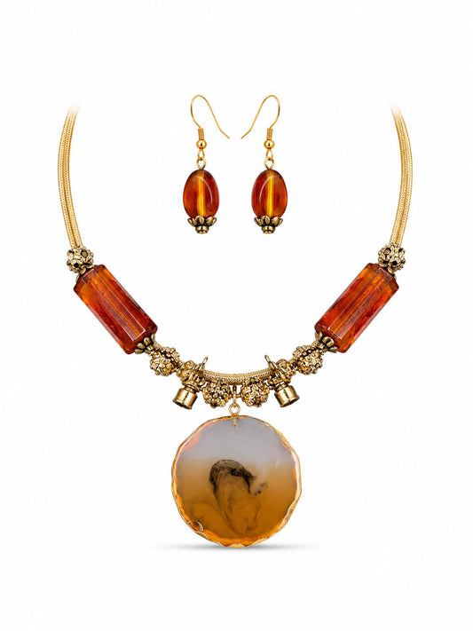 Amber Statement Set
