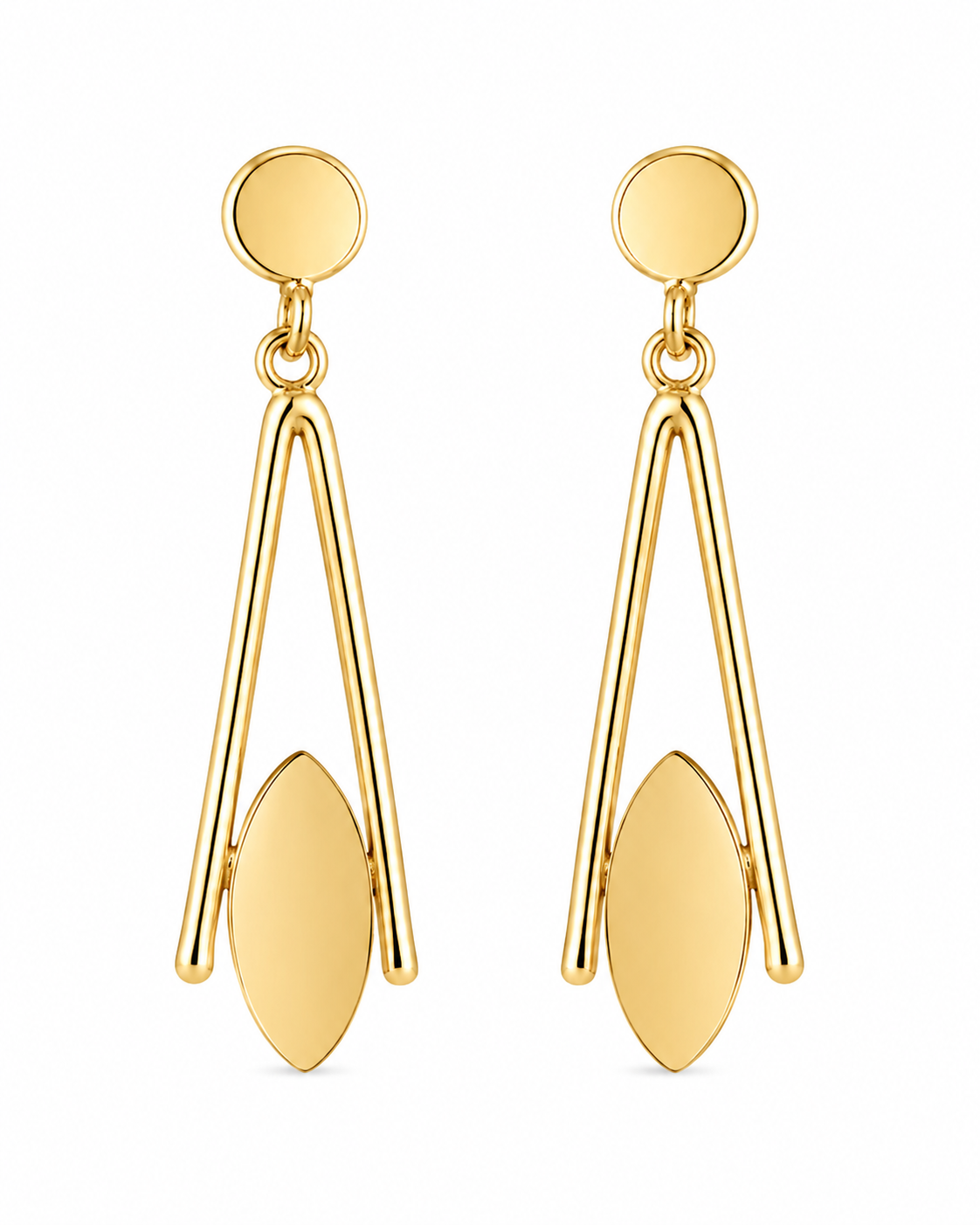 Cat's Eye Drop Earrings