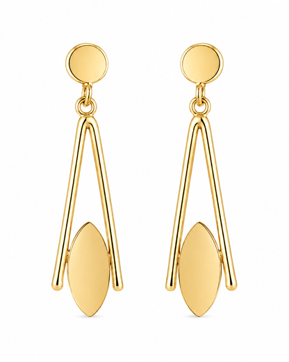 Cat's Eye Drop Earrings