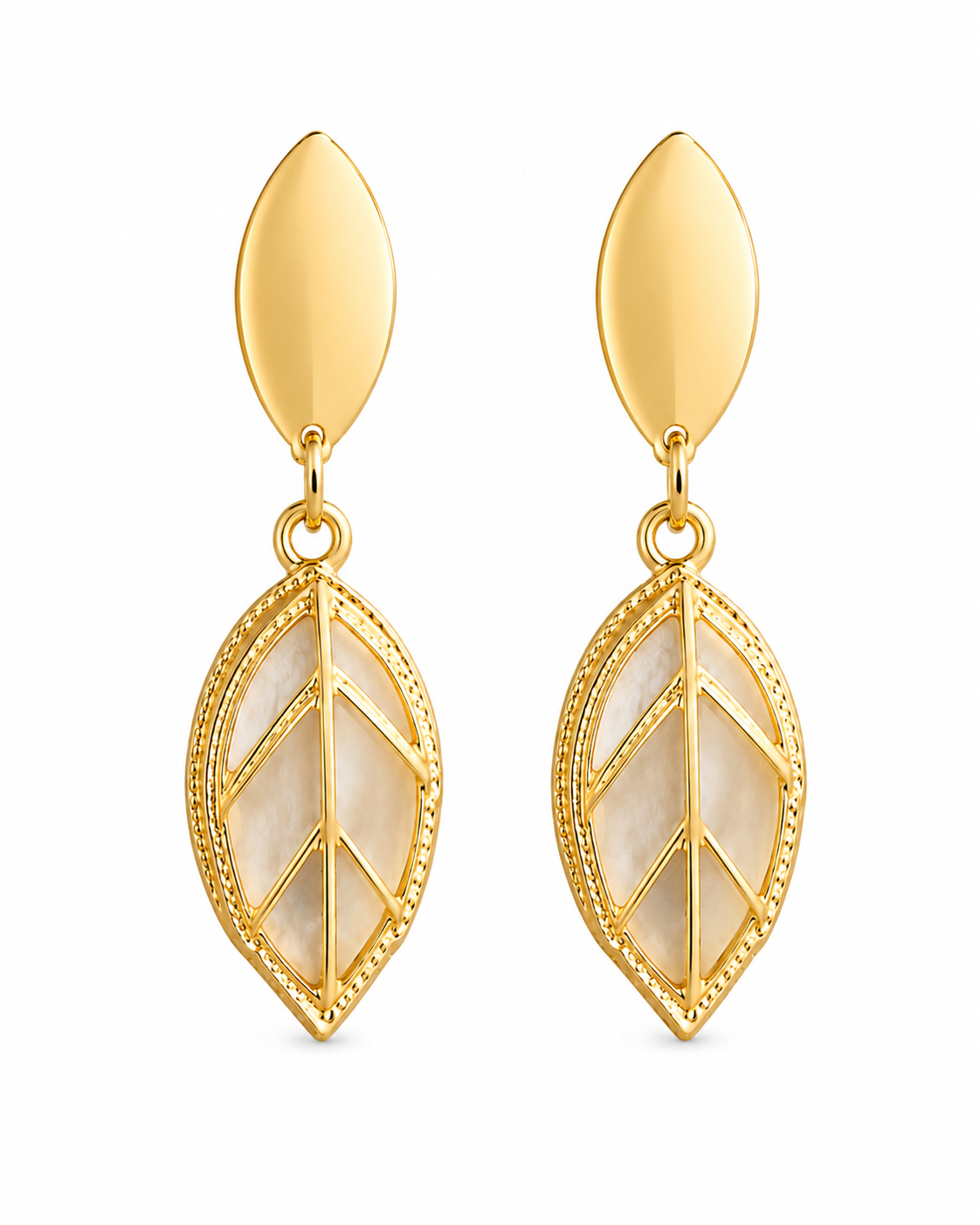 Nature-Inspired Leaf Earrings